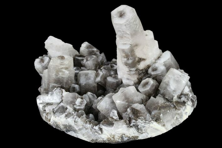 Hexagonal, Columnar Calcite Crystal Cluster - Fluorescent! #115493